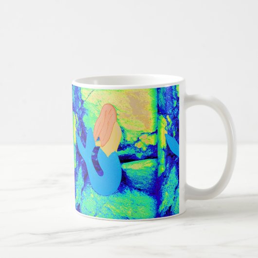 mug de sirènes à queue bleue (Droite)