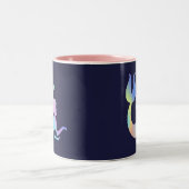Mug de sirènes holographiques colorées (Centre)