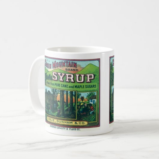 Mug de sirop vert de montagne (Devant gauche)