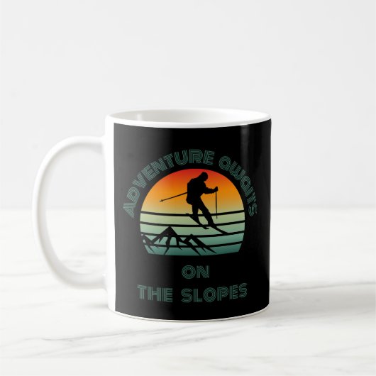 mug de ski incroyable (Gauche)