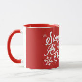 MUG DE SLEIGH CADEAU DE NOËL TOUTE LA JOURNÉE (Gauche)