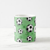 Mug de soccer vert personnalisé (Centre)