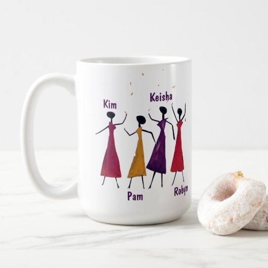 Mug de Soeurs pour la vie par KAB (Avec donut)