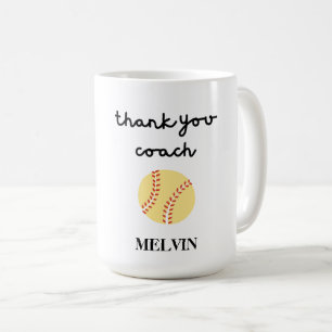 Mug de softball pour entraîneur sportif, cadeau Me