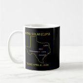 Mug De Solar Eclipse 2024 Interactive Map Texas Eclips (Gauche)