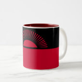 Mug de soleil rouge (Devant droit)