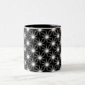 Mug de soleils torride, noir et blanc (Centre)
