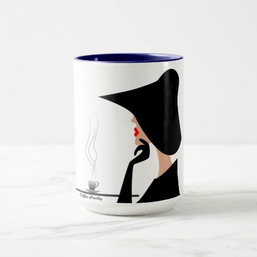 Mug de sophistication au café (Centre)