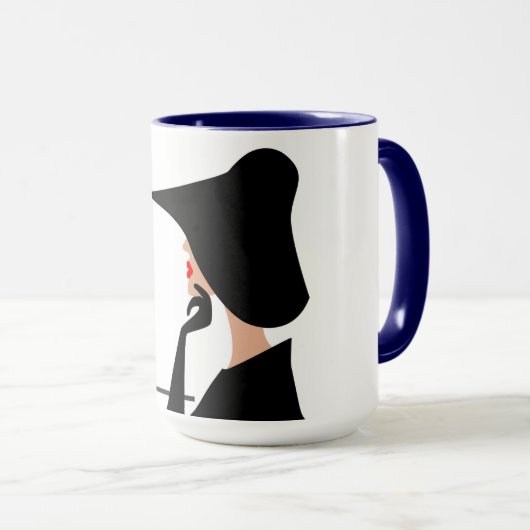 Mug de sophistication au café (Devant droit)