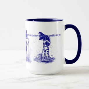 mug de sorcière bleue