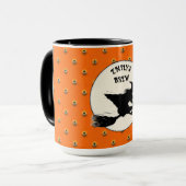 Mug de sorcière d'Halloween personnalisé (Devant gauche)