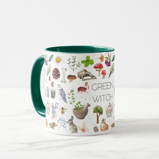 Mug de sorcière verte (Devant gauche)