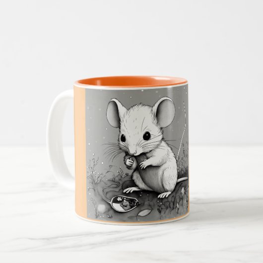 Mug de souris mignonne (Devant gauche)