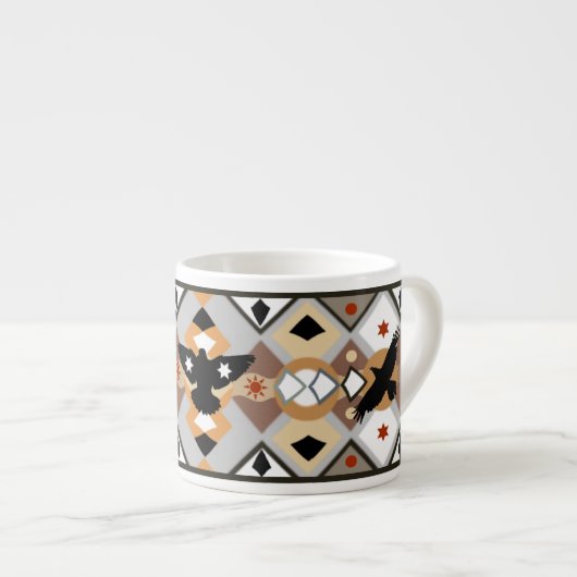 Mug de spécialité amérindienne Crow (Devant droit)