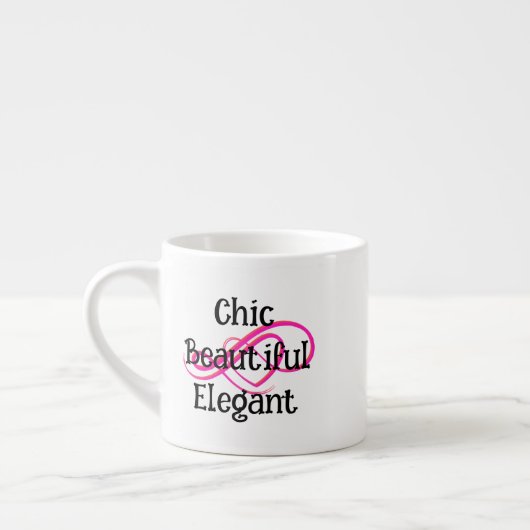 Mug de spécialité chic, beau et élégant (Gauche)