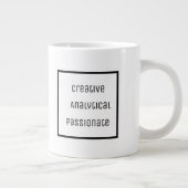Mug de spécialité créative, analytique, passionnée (Droite)
