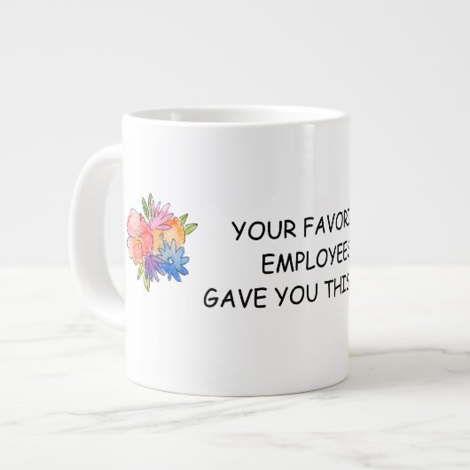 Mug de spécialité de jour du patron floral (Devant gauche)