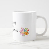 Mug de spécialité de jour du patron floral (Droite)