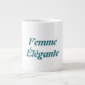Mug de spécialité Femme Élégante (Devant)