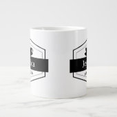 Mug de spécialités Étiquettes noires (Devant)