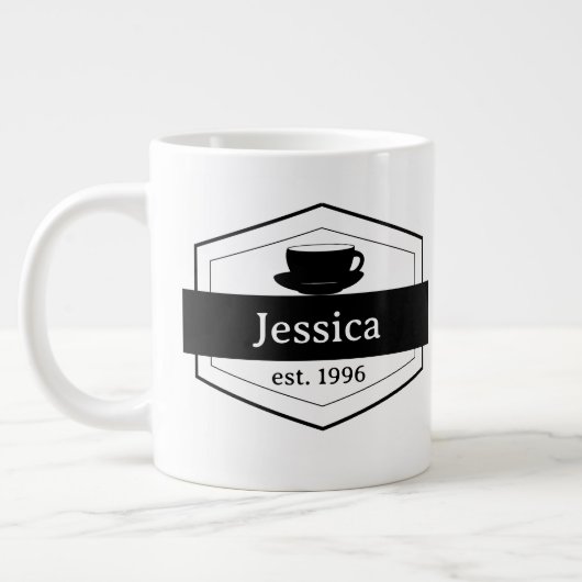 Mug de spécialités Étiquettes noires (Gauche)