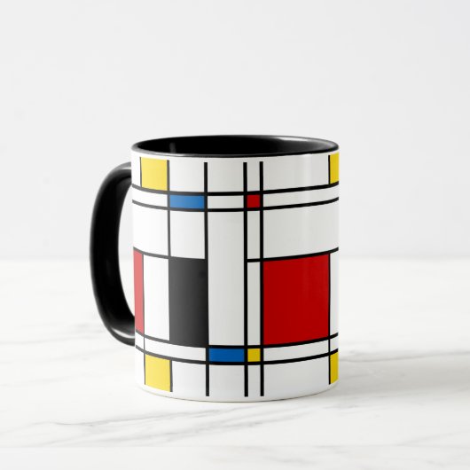 Mug De Stijl Motif (Devant gauche)