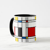 Mug De Stijl Motif (Devant gauche)