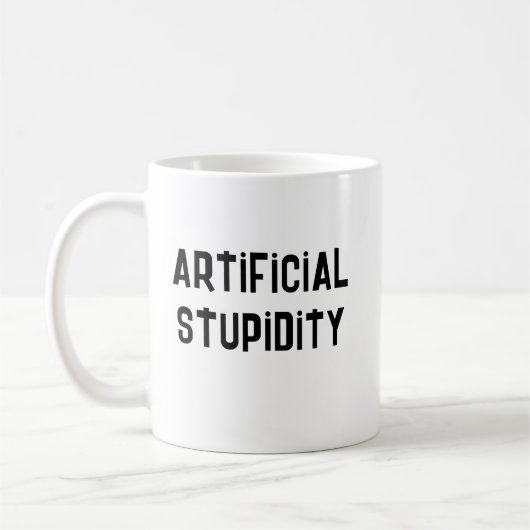 Mug de Stupidité artificielle (Gauche)
