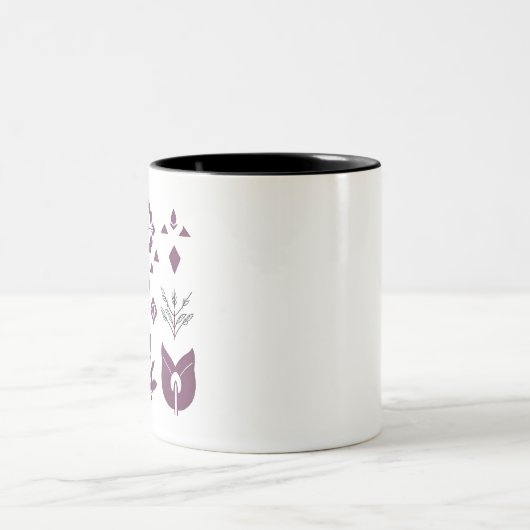 Mug de style boho minimal - esthétique neutre mode (Centre)