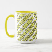 Mug de style jaune Jessica (Gauche)