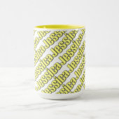 Mug de style jaune Jessica (Centre)