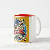 Mug de succès certifié | Exam Félicitations Mug (Devant droit)