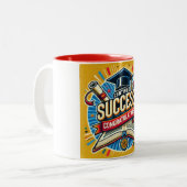 Mug de succès certifié | Exam Félicitations Mug (Devant gauche)