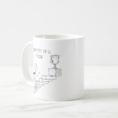 Mug de suivi personnalisé des objectifs (Devant gauche)