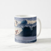 Mug de surfeurs hawaïens (Devant droit)