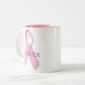 Mug de survivant rose Ruban (Devant gauche)
