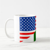 Mug de symbole de l'Amérique de drapeau de pays des (Gauche)
