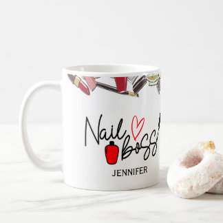 Mug de technologie de boîte à ongles colorée perso