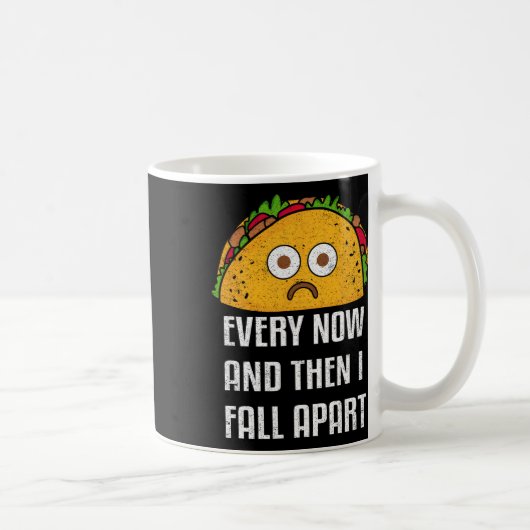 Mug De Temps En Temps, Puis Je Tomberai Fun Taco Mardi (Droite)