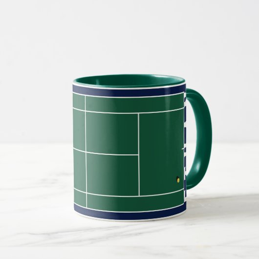 Mug de tennis créatif (Devant droit)