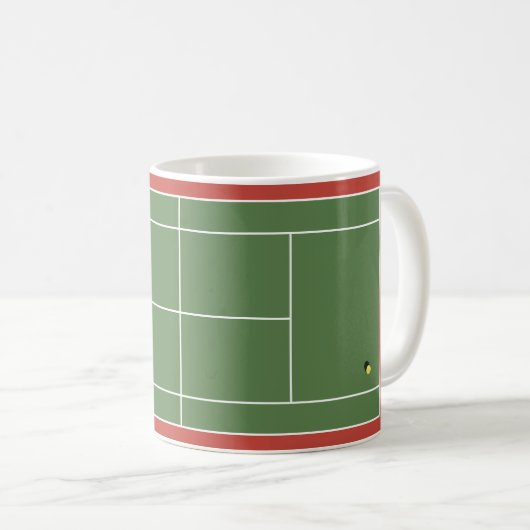 Mug de tennis créatif (Devant droit)