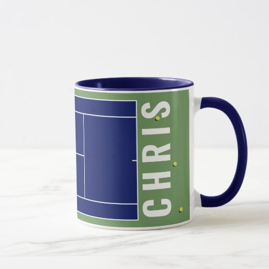Mug de tennis personnalisé (Droite)