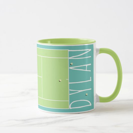 Mug de tennis personnalisé (Droite)