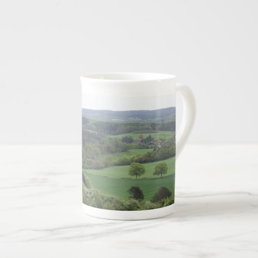 Mug de terre verte et agréable (Devant droit)