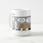 Mug de test animal amusant (Devant gauche)