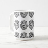 Mug de tête de lion (Devant gauche)