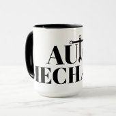 Mug de texte mécanique automatique (Devant gauche)