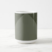 Mug de texture verte de la mousse moderne (Centre)