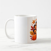 Mug de Thanksgiving de dinde mignon | Tasse de caf (Gauche)