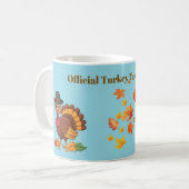 Mug de Thanksgiving de Lucas, le Goûteur de dinde (Devant gauche)
